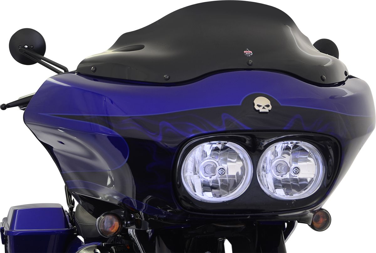 KLOCK WERKS Sport Flare® Windshield - 8" - Black - '98-'13 FLTR KWW-01-0190
