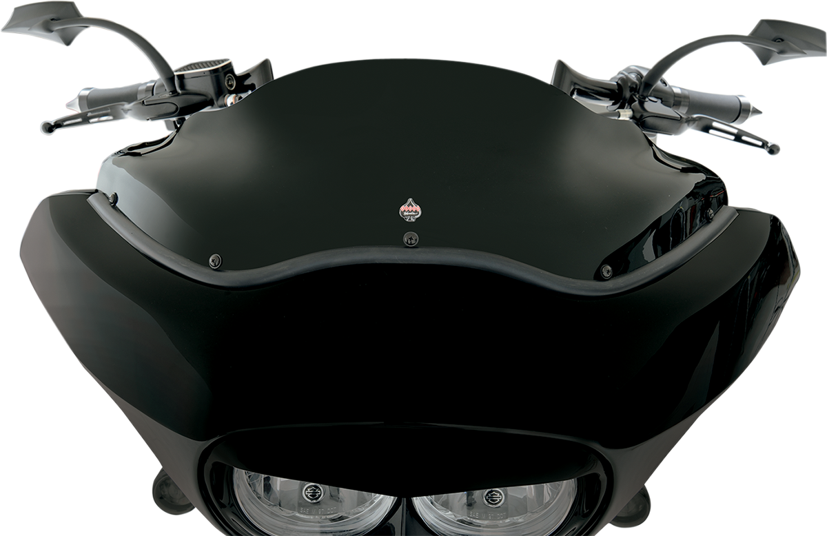 KLOCK WERKS Sport Flare® Windshield - 8" - Black - '98-'13 FLTR KWW-01-0190