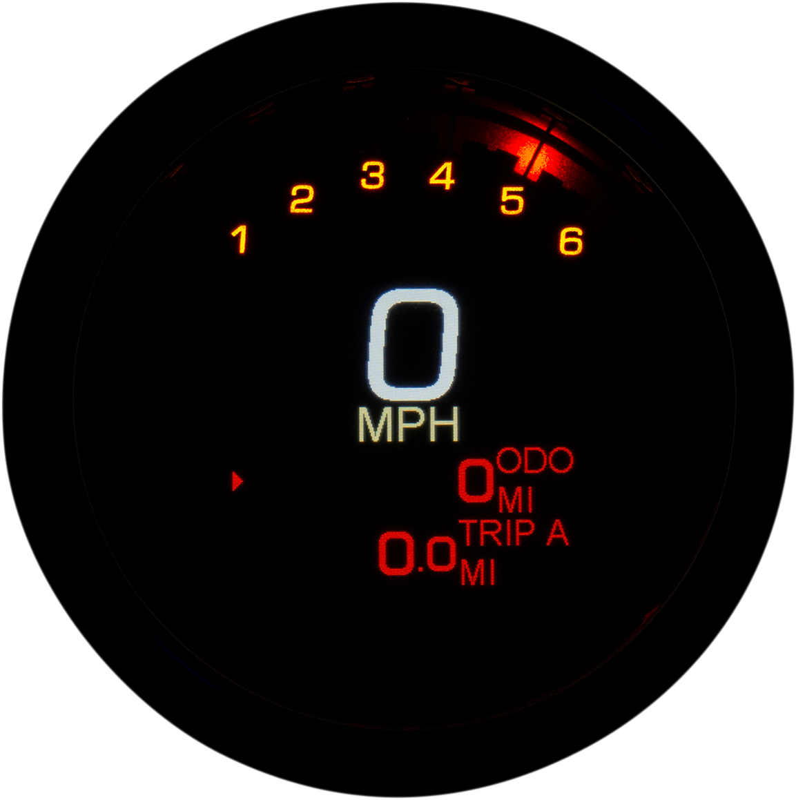 DAKOTA DIGITAL Tank Speedometer - Black Bezel - 3-3/8" MLX-3012-K