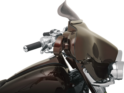 KLOCK WERKS Flare® Windshield - 6-1/2" - Smoke - '96-'13 FLH KWW-01-0199
