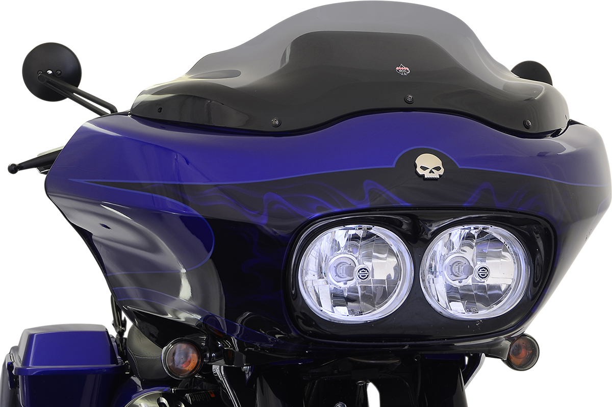 KLOCK WERKS Sport Flare® Windshield - 8" - Smoke - '98-'13 FLTR KWW-01-0189