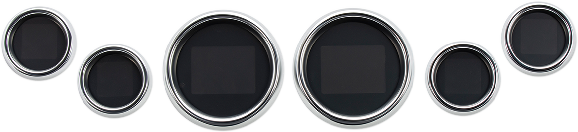 DAKOTA DIGITAL MLX 6-Gauge Instrument Kit - Chrome Bezel - Touring '99-'03 MLX-8696