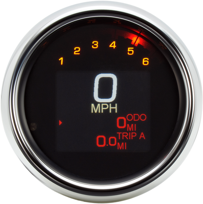 DAKOTA DIGITAL Tank Speedometer - Chrome Bezel - 3-3/8" MLX-3000