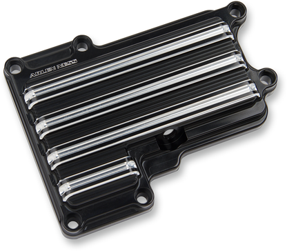 ARLEN NESS 10-Gauge Transmission Top Cover - BlackMachined - '06-'17 Harley-Davidson 03-853