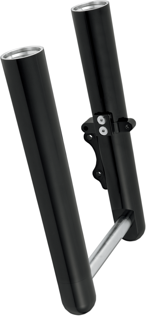 ARLEN NESS Fork Legs - Black Anodized - Hot Legs - Custom Single Disc - Smooth 40-511