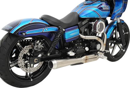 BASSANI XHAUST Road Rage 3 Exhaust - Stainless - '91-'17 Dyna 1D1SS