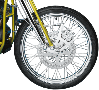 PERFORMANCE MACHINE (PM) Single Disc Caliper - Front - Chrome - Springer 88-99 1217-0017-CH