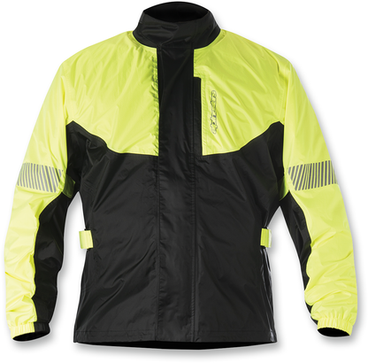 ALPINESTARS Hurricane Rain Jacket - Fluorescent Yellow/Black - Large 3204617-551-L