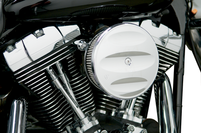 ARLEN NESS Big Sucker Stage 1 Outer Cover - Scalloped - Chrome 18-781