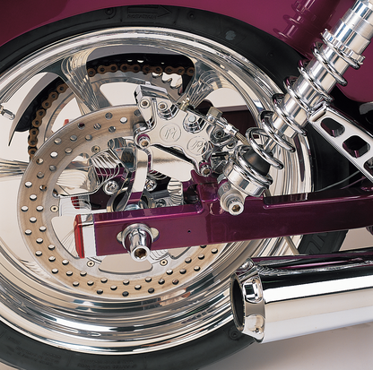 PERFORMANCE MACHINE (PM) Caliper - Rear - Chrome - 91-99 FXDB/C/L 1279-0052-CH