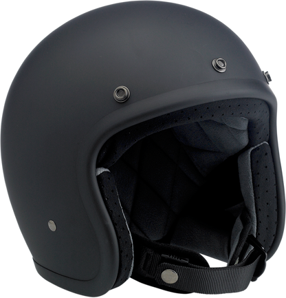 BILTWELL Bonanza Helmet - Flat Black - 2XL 1001-201-206