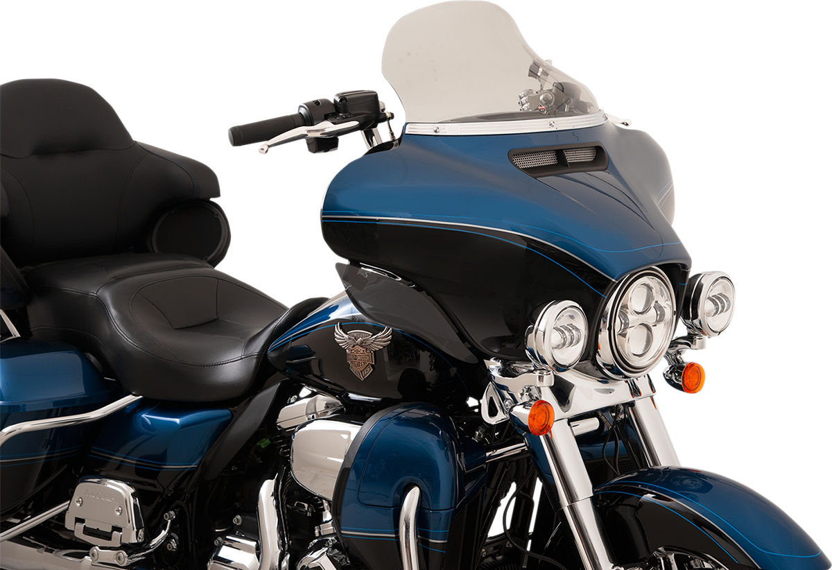 KLOCK WERKS Flare® Windshield - 10-1/2" - Tinted - '14-'25 FLH KWW-01-0468