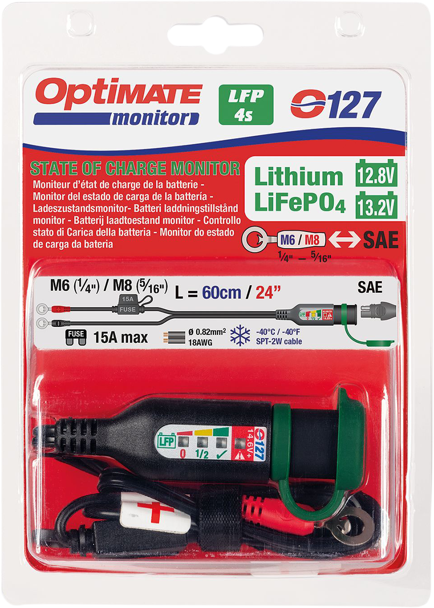 TECMATE Battery Monitor Lead - Lithium O-127