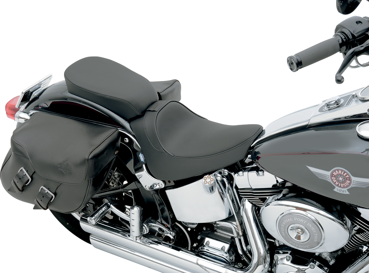 DRAG SPECIALTIES SEATS Rear Solo Seat - Wide - Smooth - FXST/FLST '00-'06 0802-0636