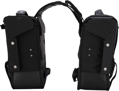 BURLY BRAND Throw-Over Saddlebag - Black B15-1002B