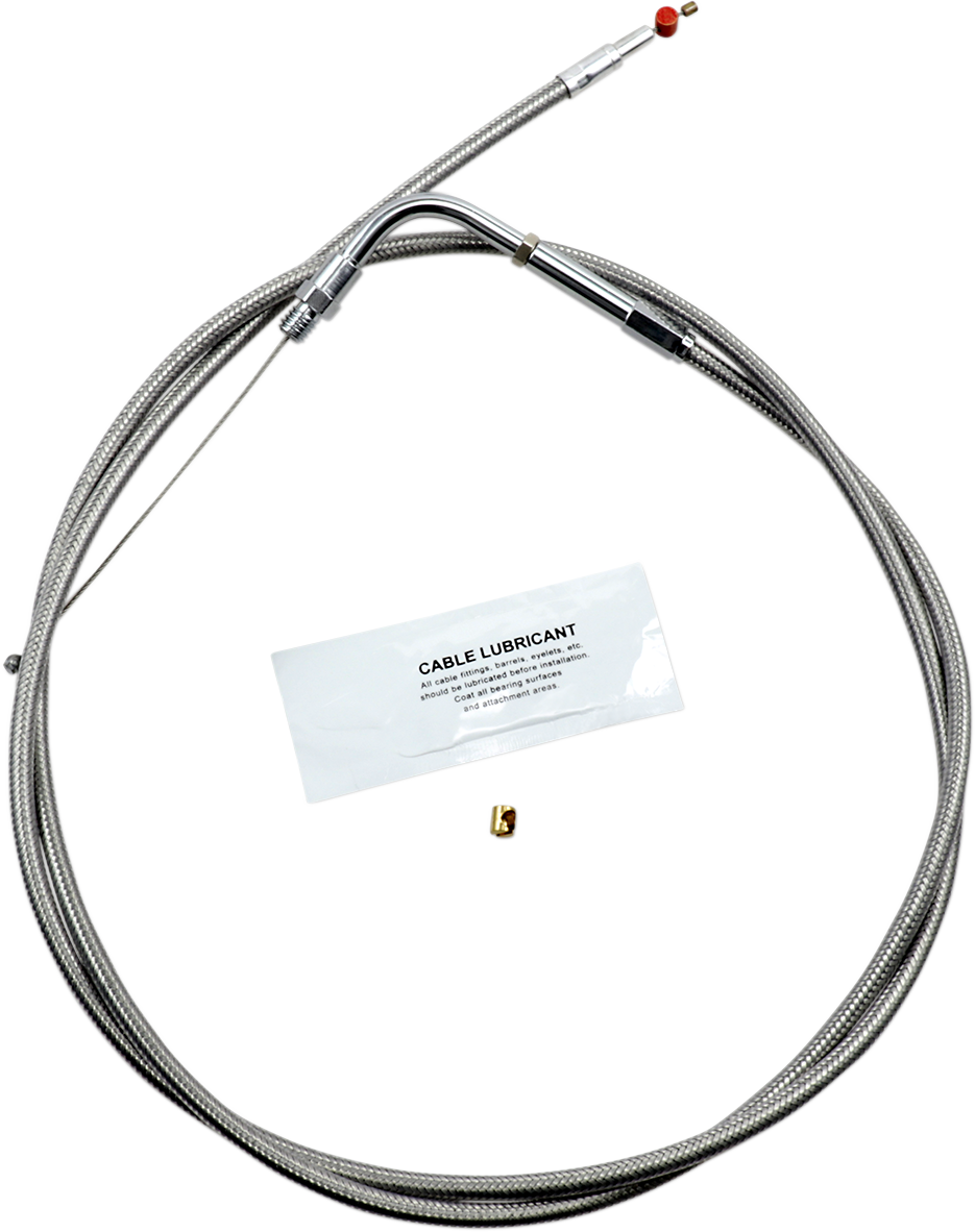 BARNETT Stainless Steel Throttle Cable - +12" - '90-'95 Touring 102303000812