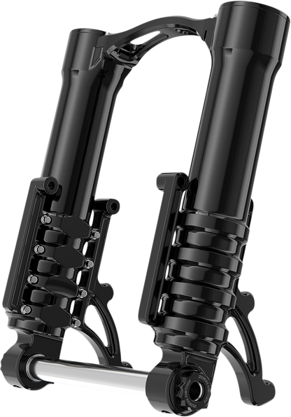 ARLEN NESS Fork Legs - 49 mm - Black Anodized - For Custom Radial Mount Brake Caliper 120-003