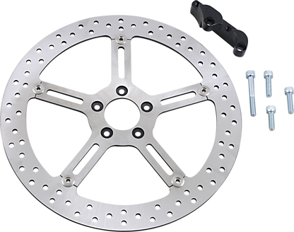 Arlen Ness Big Brake Rotor 15 Inch Front Left for Harley-Davidson 02-965