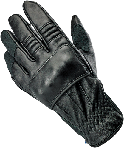 BILTWELL Belden Gloves - Black - Small 1505-0101-302