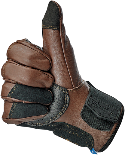 BILTWELL Belden Gloves - Chocolate/Black - XS 1505-0201-301