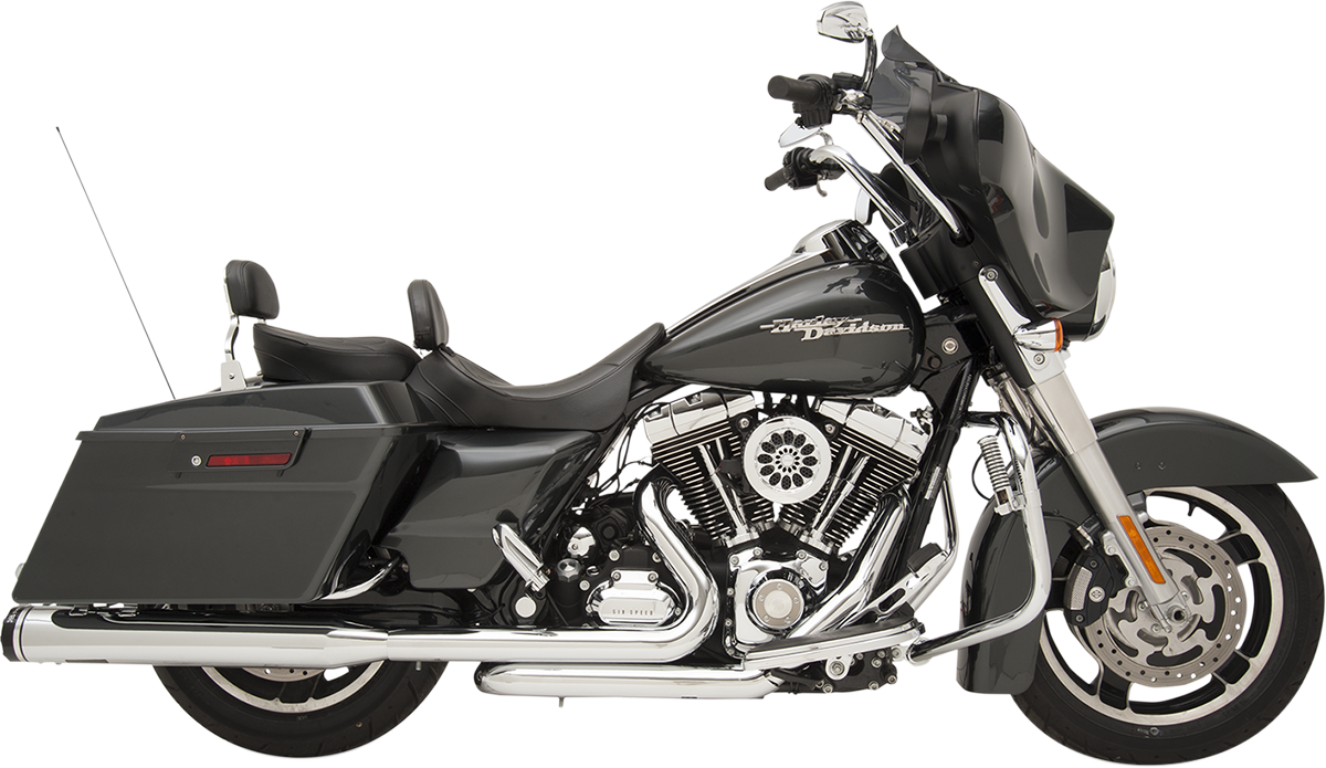 KHROME WERKS 2-into-2 Dominator Exhaust System - Chrome - '09-'16 FL - With 4-1/2" Muffler 200630