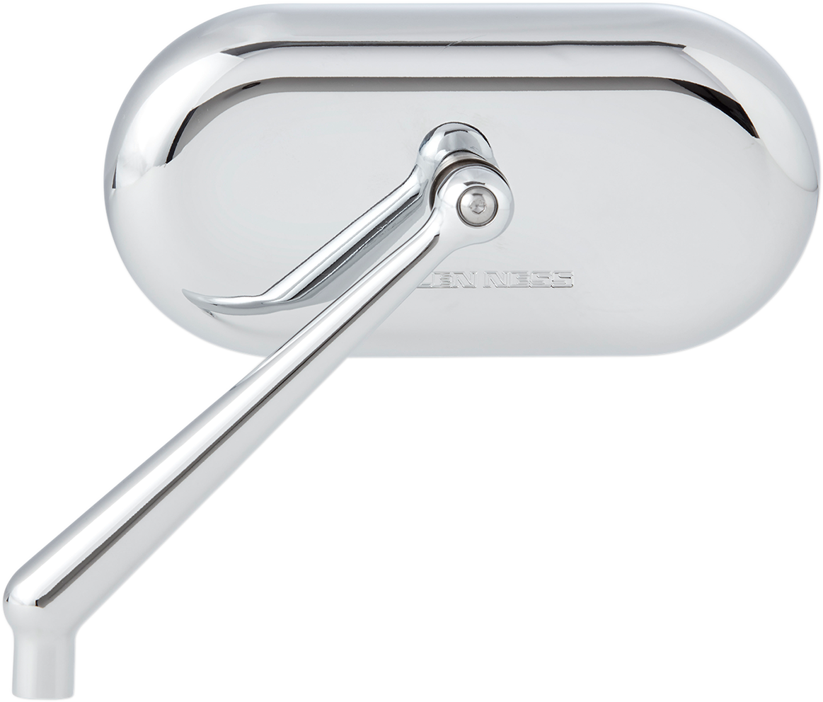ARLEN NESS Oval Chrome Side View Mirror - Left - Part Number 13-171