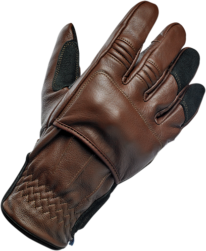 BILTWELL Belden Gloves - Chocolate/Black - 2XL 1505-0201-306