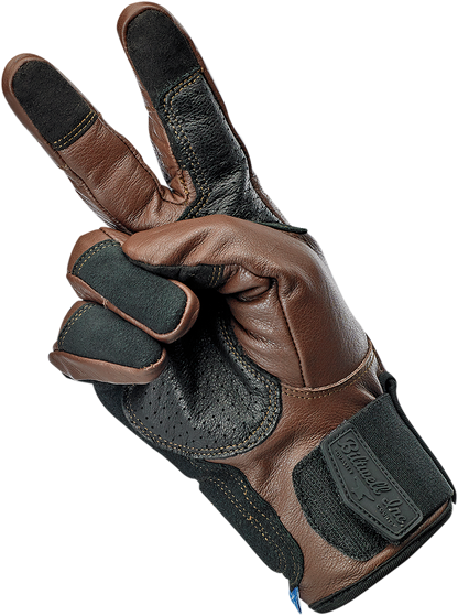 BILTWELL Belden Gloves - Chocolate/Black - 2XL 1505-0201-306