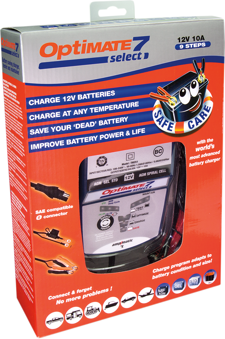 TECMATE Battery Charger/Maintainer TM251V3