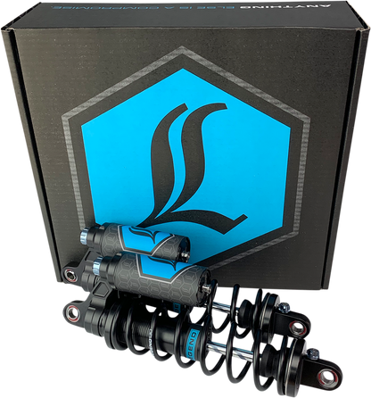 Legend Suspension Revo ARC Piggyback Shocks for Harley FXR 1984-2000, 13-inch Heavy Duty Black Part 1310-1899