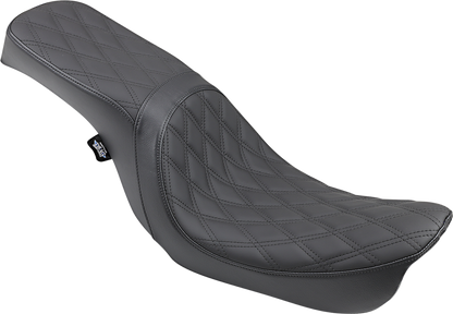 DRAG SPECIALTIES SEATS Predator 2-Up Seat - Double Diamond - Black - FXD/FLD '06-'17 0803-0541