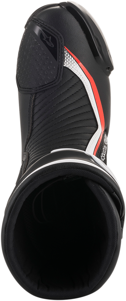ALPINESTARS SMX Plus Boots - Black/White/Red Fluorescent - US 11.5 / EU 46 2221019-1231-46