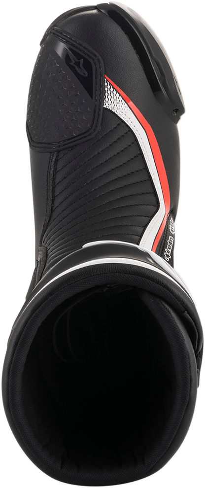 ALPINESTARS SMX Plus Boots - Black/White/Red Fluorescent - US 9.5 / EU 44 2221019-1231-44