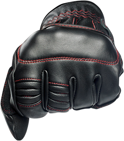 BILTWELL Belden Gloves - Redline - Small 1505-0108-302