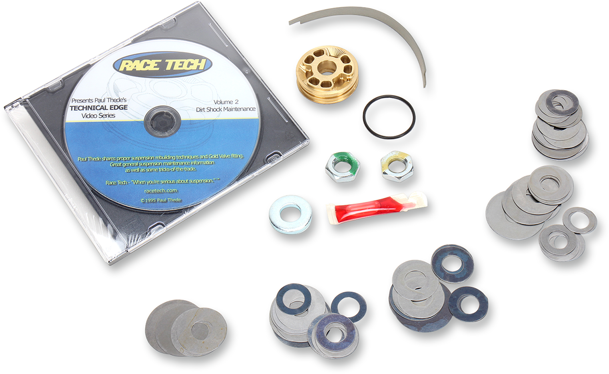 RACE TECH Gold Valve Shock Kit - 40 mm SMGVS 4005 for Enhanced Suspension Performance