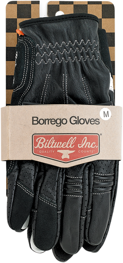 BILTWELL Borrego Gloves - Black/Cement - XS 1506-0104-301