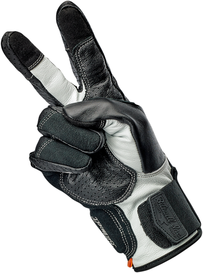 BILTWELL Borrego Gloves - Black/Cement - 2XL 1506-0104-306