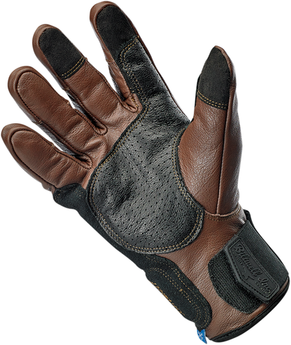 BILTWELL Borrego Gloves - Chocolate/Black - 2XL 1506-0201-306