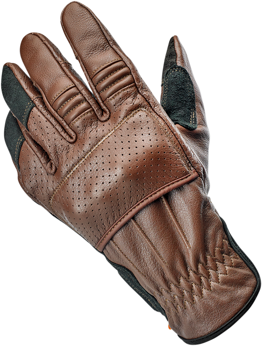 BILTWELL Borrego Gloves - Chocolate/Black - 2XL 1506-0201-306