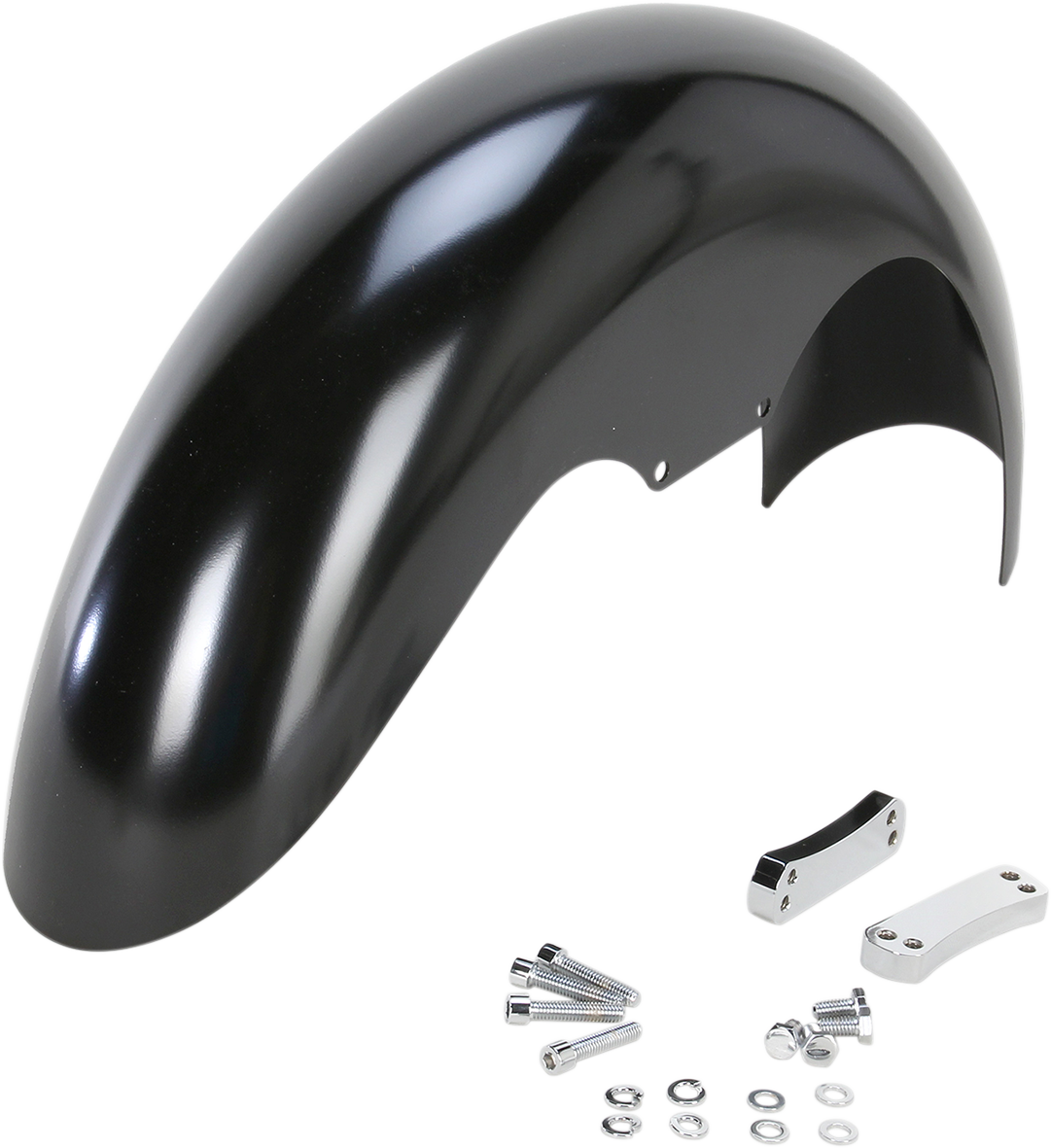 KLOCK WERKS Level Front Fender - Black - 21" Wheel - HD Touring/Trike KWF-01-0113-2014