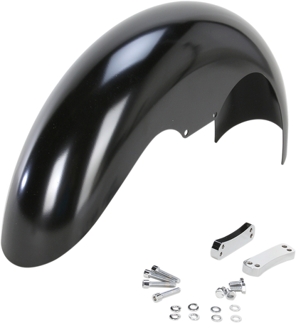 KLOCK WERKS Level Front Fender - Black - 21" Wheel - HD Touring/Trike KWF-01-0113-2014
