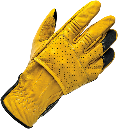 BILTWELL Borrego Gloves - Gold/Black - XL 1506-0701-305