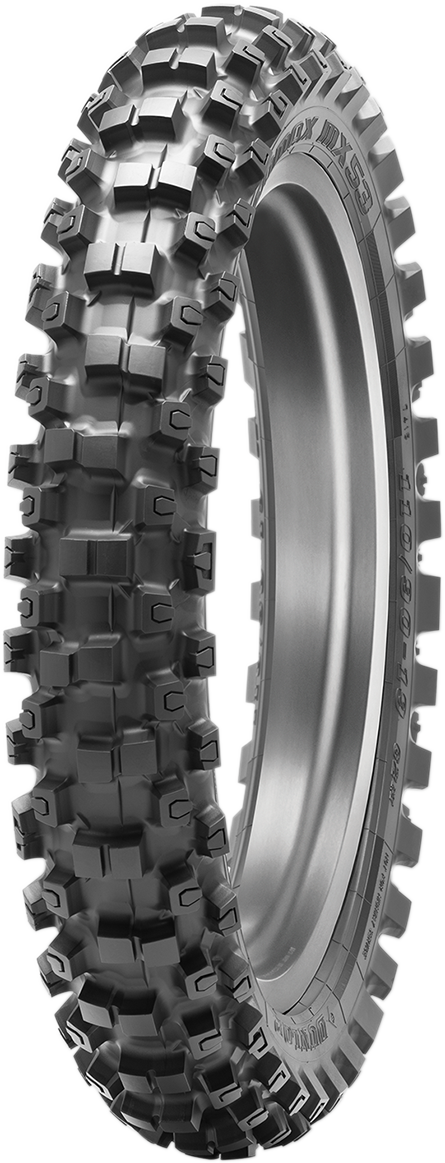 Dunlop Geomax MX53 Rear Tire 90/100-16 for Intermediate-Hard Terrain - Part 45236423