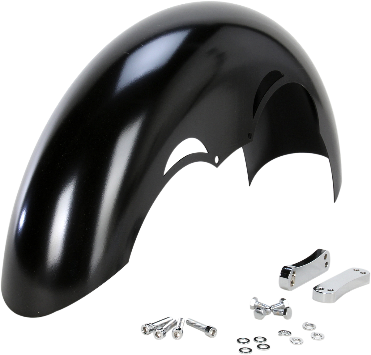 KLOCK WERKS Tude Front Fender - Black - 21" Wheel - HD Touring/Trike KWF-01-0107-2014
