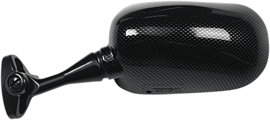 EMGO Mirror - Side View - Carbon Fiber - Rectangle - Left - Honda 20-87034