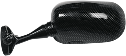 EMGO Mirror - Side View - Carbon Fiber - Rectangle - Left - Honda 20-87034