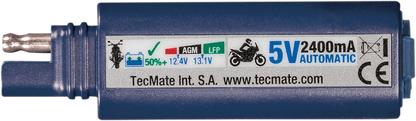 TECMATE SAE to USB Charger - 2 Pin Connector - LED O-100V3