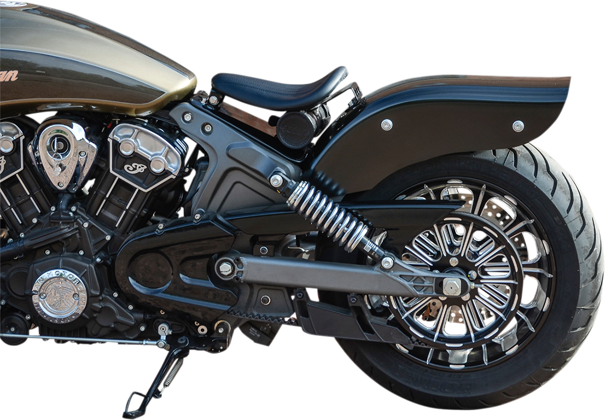 KLOCK WERKS Outrider Rear Fender - Black - Indian Scout KWF-04-0342