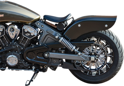 KLOCK WERKS Outrider Rear Fender - Black - Indian Scout KWF-04-0342