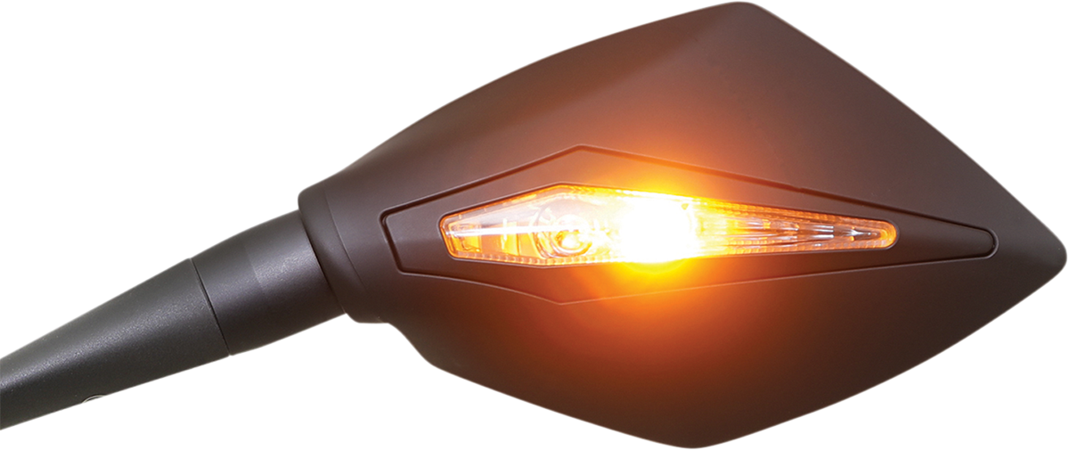 KOSO NORTH AMERICA Mirror - Apex - Diamond - Black SB000010